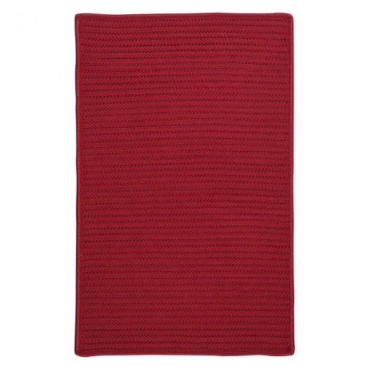 Simply Home Solid - Sangria 8' Square Area Rug