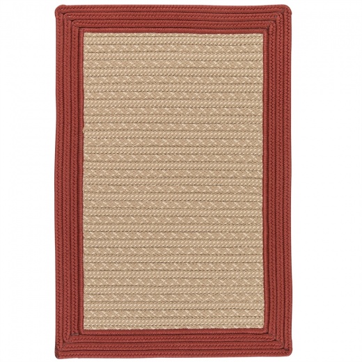 Bayswater- Brick 3'X5' Area Rug by Colonial Mills