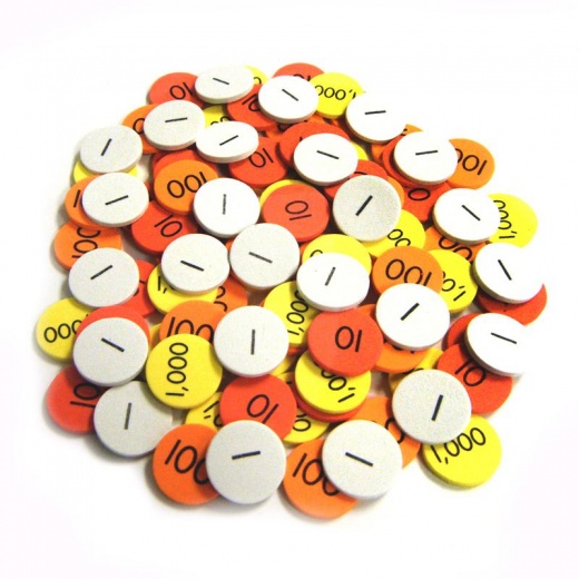 Essential Learning Products Class Set Place Value Discs