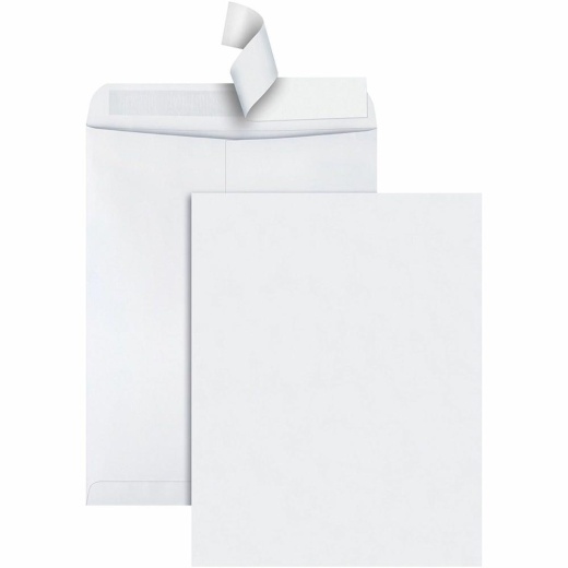 Quality Park 12 x 15-1/2 Catalog Mailing Envelopes with Redi-Strip Self-Seal Closure