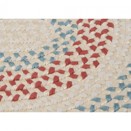 Carousel - Sweetpea 10' Round Braided Rug by Colonial Mills