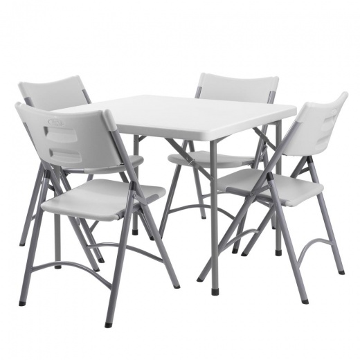 NPS 36 x 36 Heavy Duty Folding Table, Speckled Gray