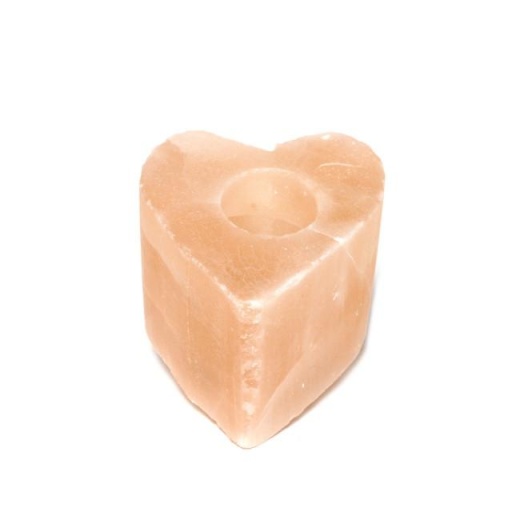 Himalayan Salt Candle Holder Heart Shape