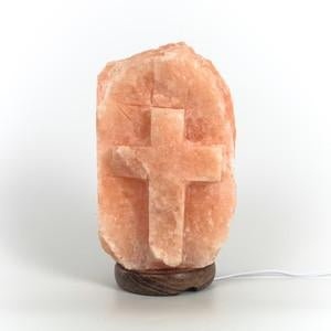 Himalayan Salt Lamp-Cross Shaped