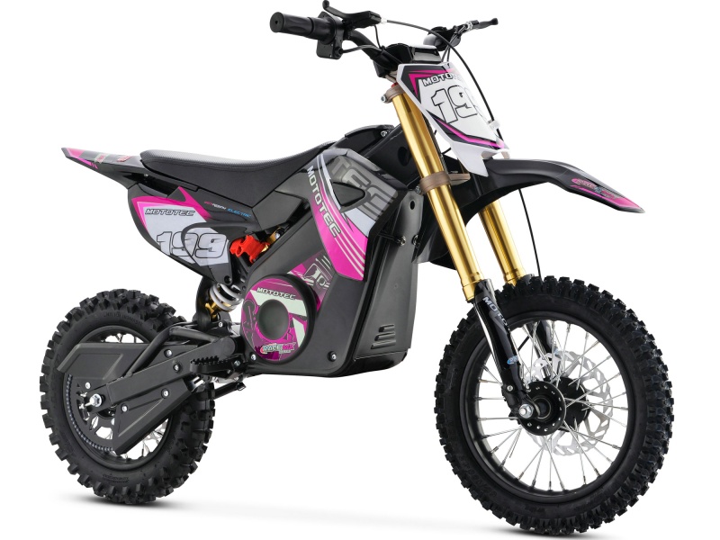 Mototec 36V 1200W Pro Electric Dirt Bike Lithium Pink