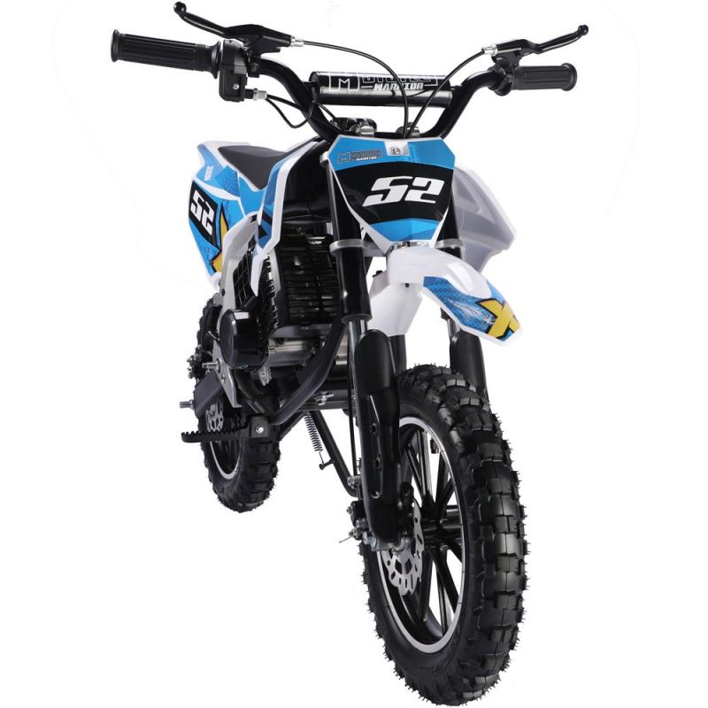 Mototec Warrior 52Cc 2Stroke Kids Gas Dirt Bike Blue