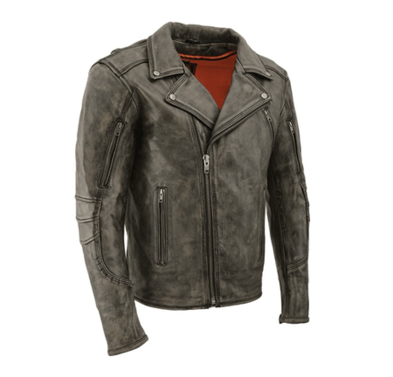 Bulletproof Distressed Leather Jacket Nij Iiia
