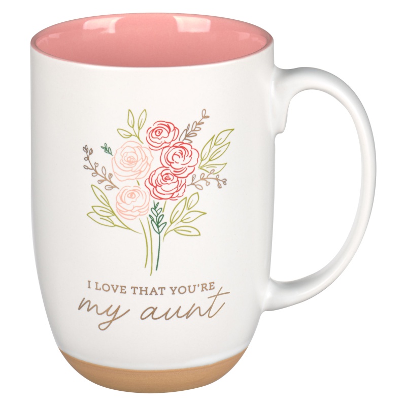 Pink Love That You're My Aunt Mug