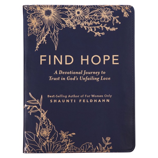 Find Hope Faux Leather Devotional - Christian Art Gifts