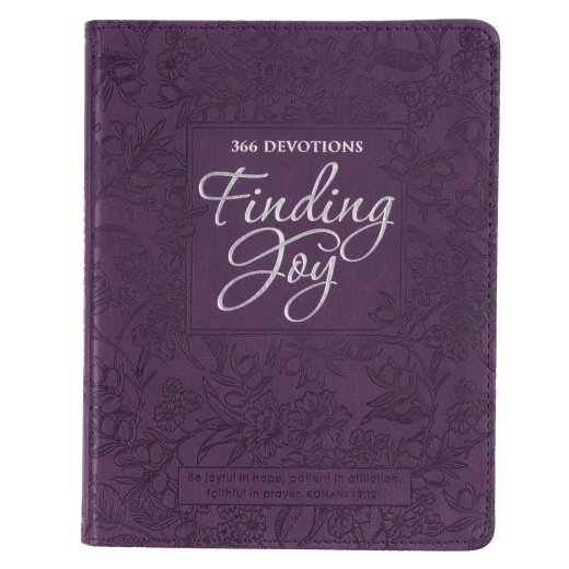 Devotional Finding Joy Faux Leather