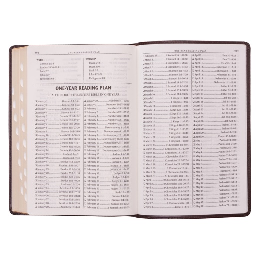Kjv Bible Thinline Lp Faux Leather, Dark Brown