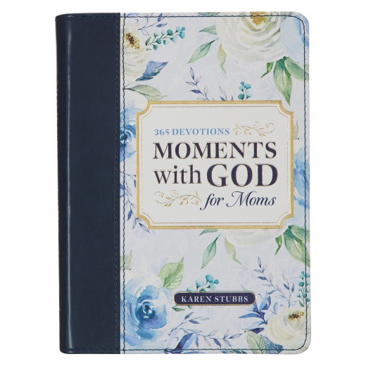 Devotional Moments With God For Mom's Faux Leather