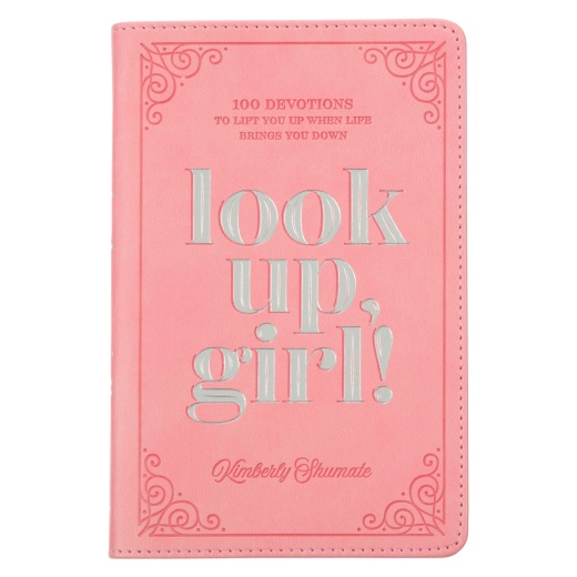 Look Up, Girl Faux Leather Devotional