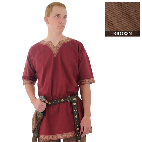 Viking Shirt: Brown, Large