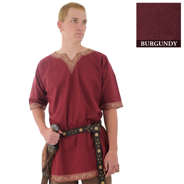 Viking Shirt: Burgundy, Large