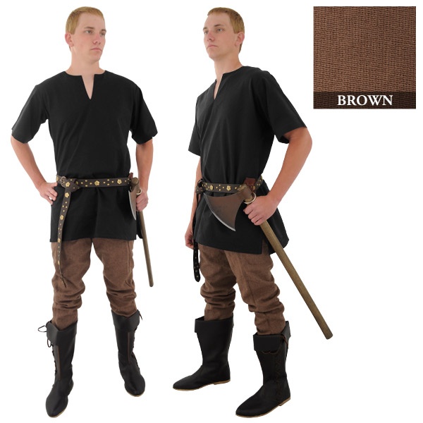 Medieval Tunic: Brown, Large