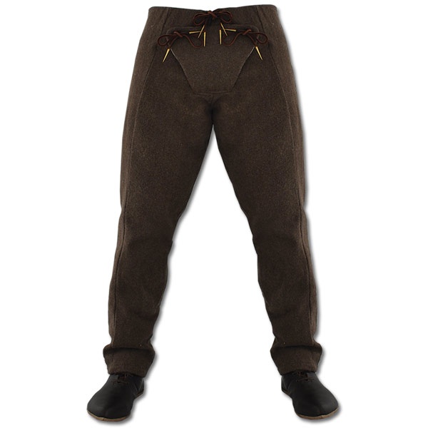 15th Century Pants: Brown, Large