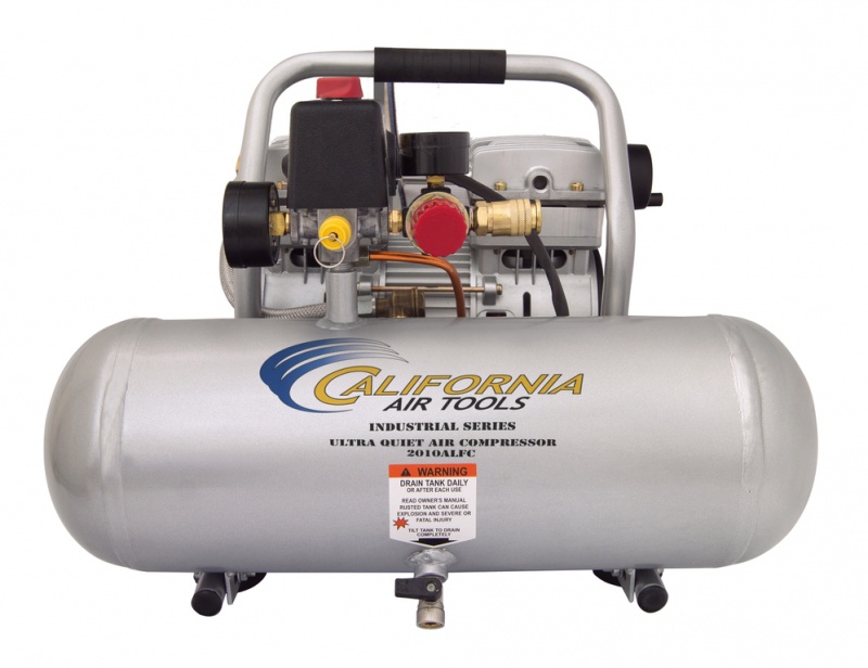 California Air Tools Ultra Quiet, Oil-Free, Lightweight 2010ALFC Air Compressor (Industrial Series)