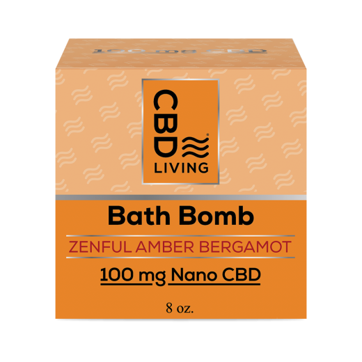 Cbd Bath Bomb 100 Mg Wholesale Amber Bergamot / Single