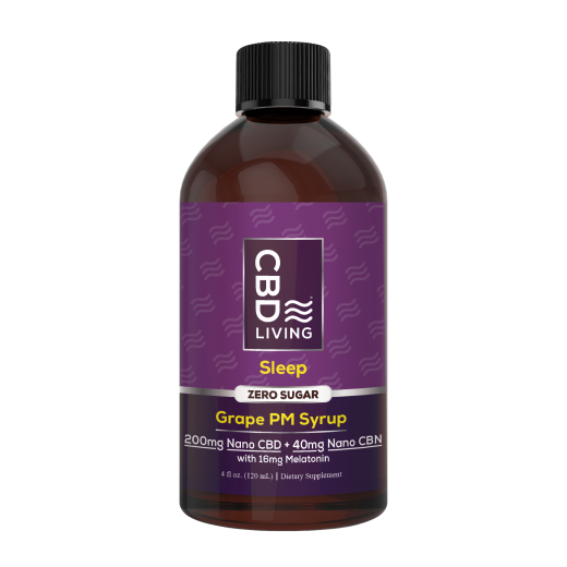 Cbd Syrup - Cbd Sleep Aid Syrup 200Mg Cbd + 40Mg Cbn Single / Grape