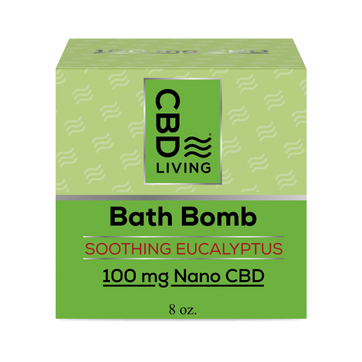 Cbd Bath Bomb 100 Mg Wholesale Eucalyptus / Case Of 12