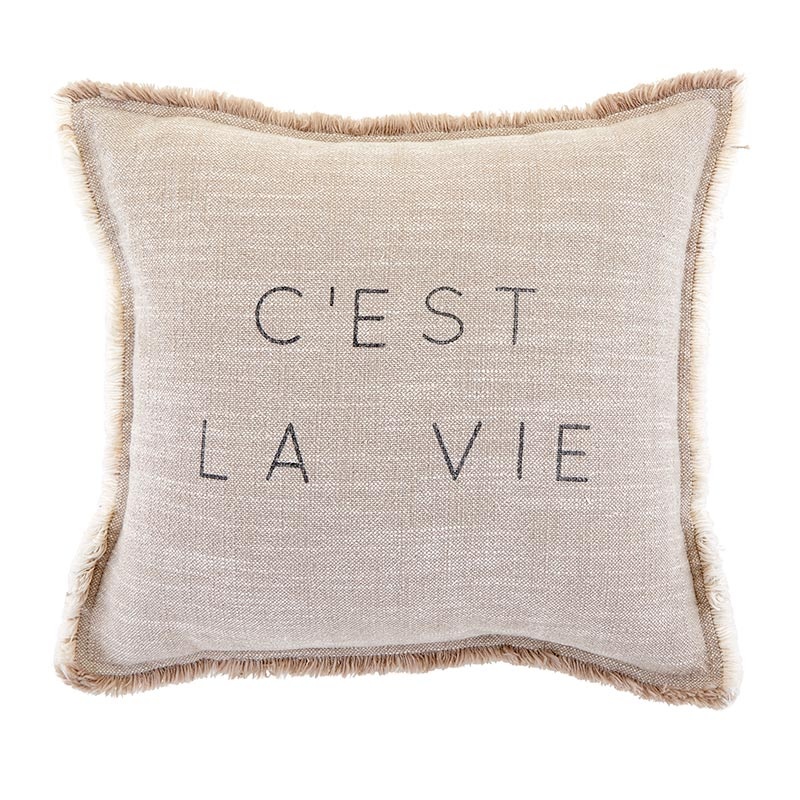 Square Pillow - C'est La Vie