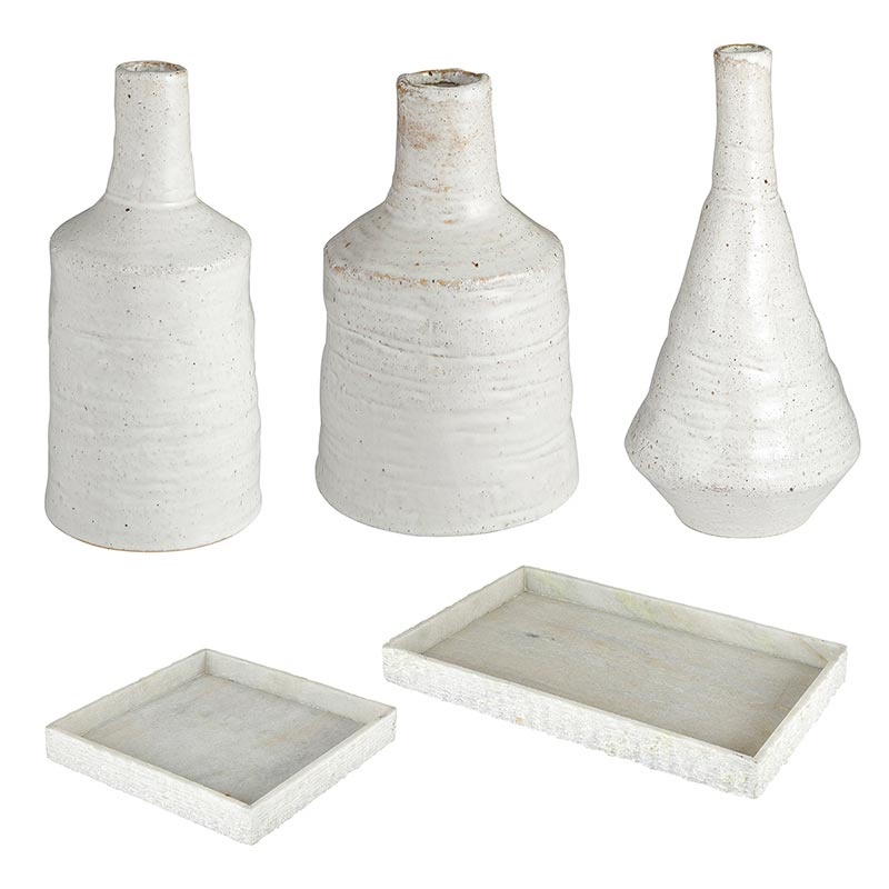 Pack Smart - Tray + Vases