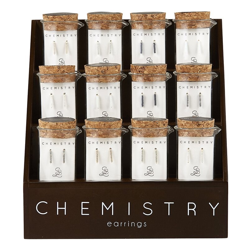 Chemistry Earrings - Filled Display