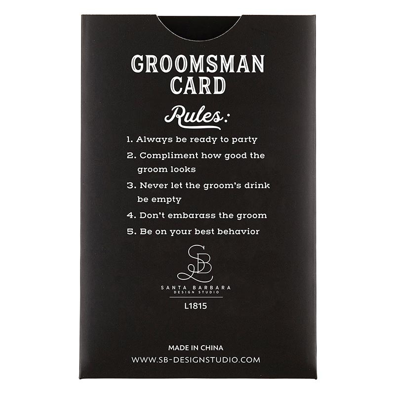 Man Card Bottle Opener - Groomsman