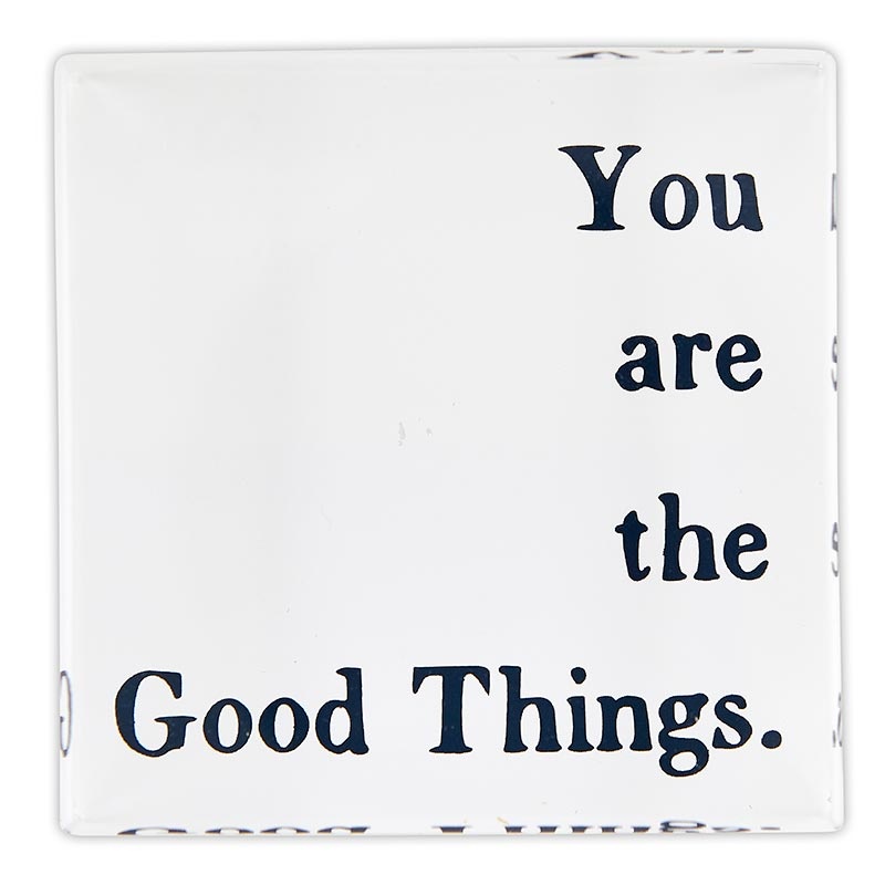 Face To Face Lucite Block - You Are The Good Things