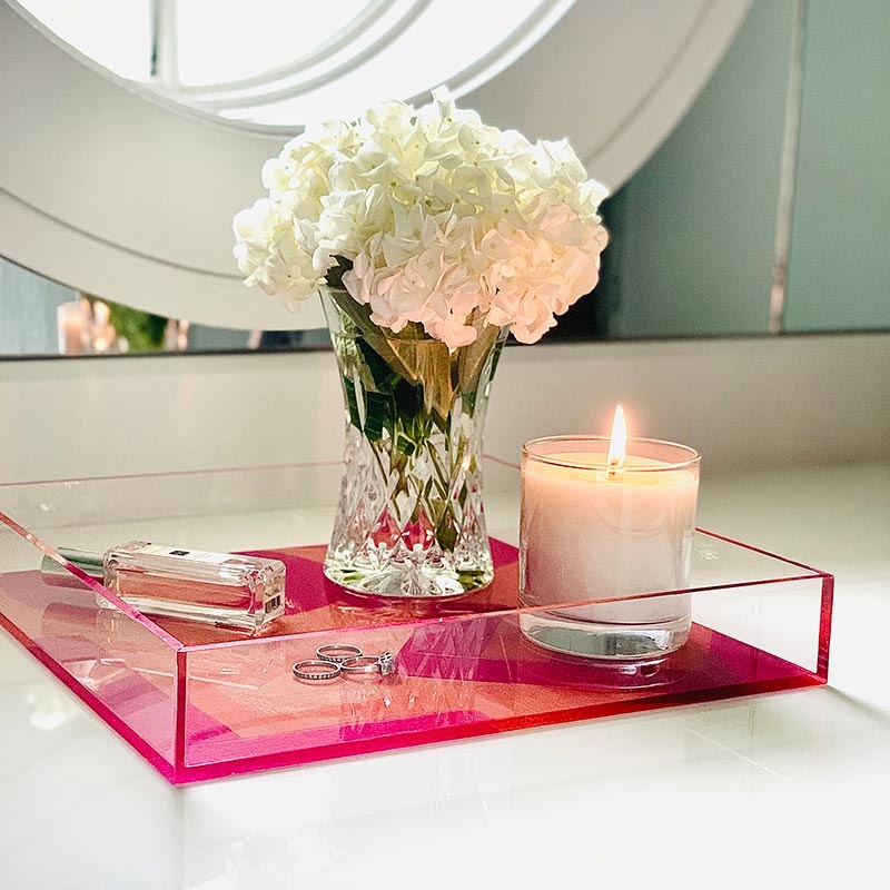 Pieces Of Me Lucite Tray - Love