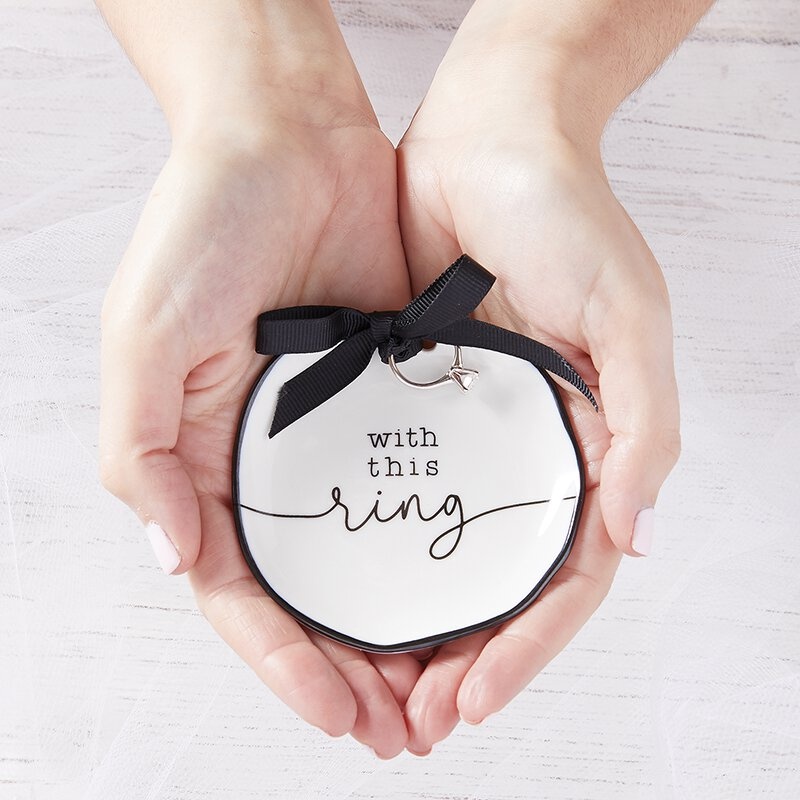 Ring Bearer Dish - With This Ring