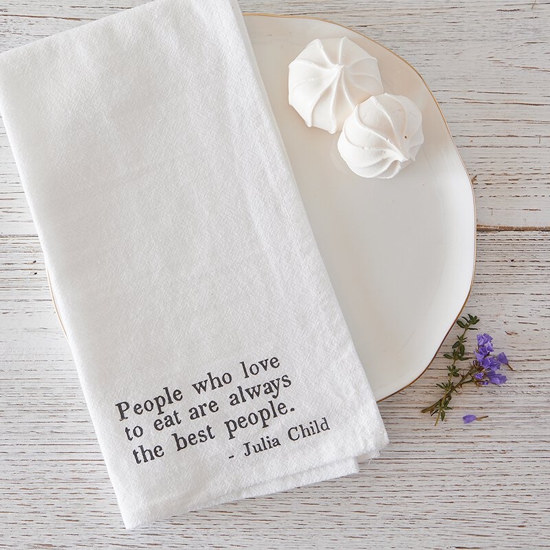 Face To Face Dinner Napkin Set - People Who Love To Eat Are Always The Best People
