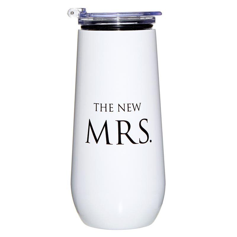 Face To Face Champagne Tumbler - The New Mrs