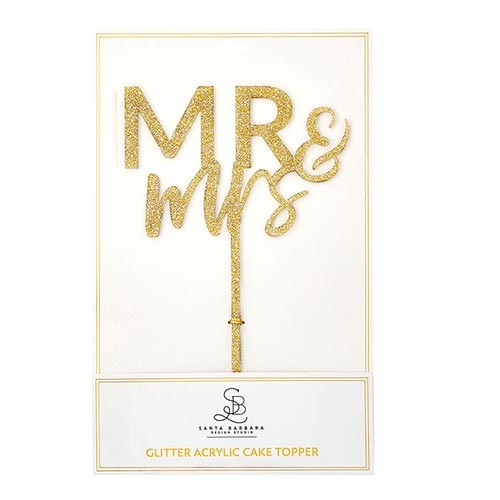 Acrylic Cake Topper - Mr & Mrs
