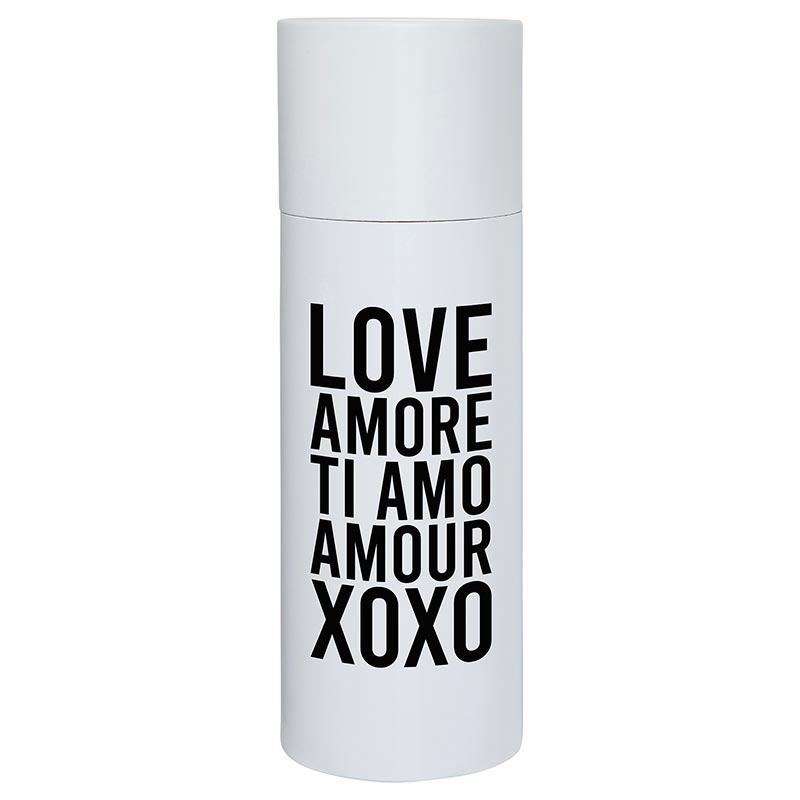 Skinny Tumbler With Straw - Love