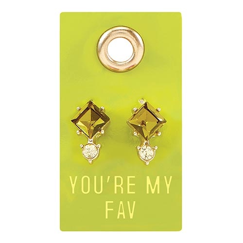 Gemstone Earring - You're My Fav