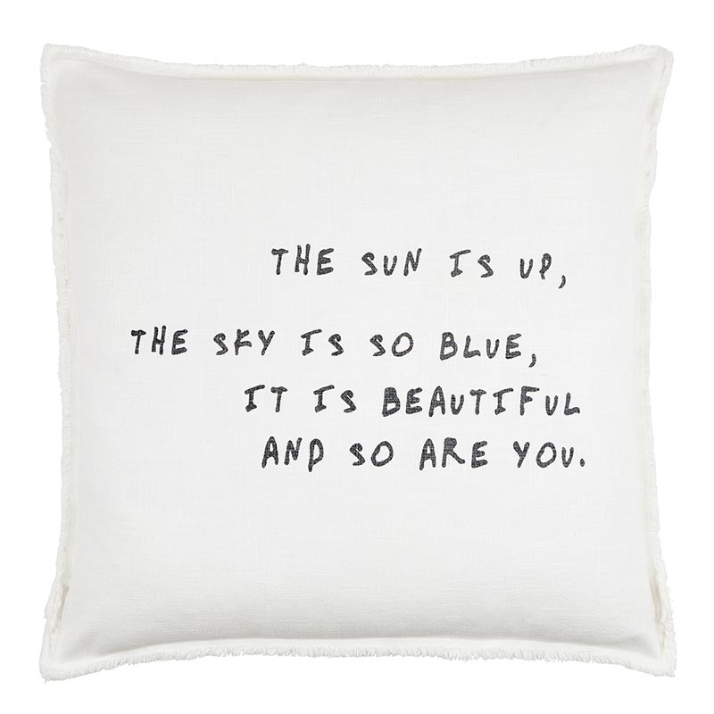 Face To Face Euro Pillow - The Sun Is Up
