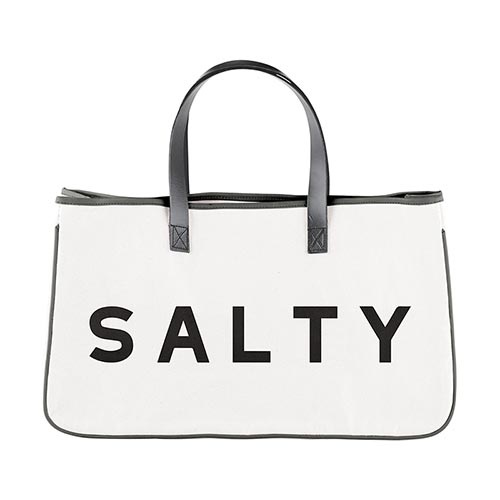 Face To Face Canvas Tote - Salty