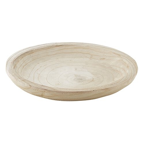 Paulownia Wood Bowl - Medium - Natural