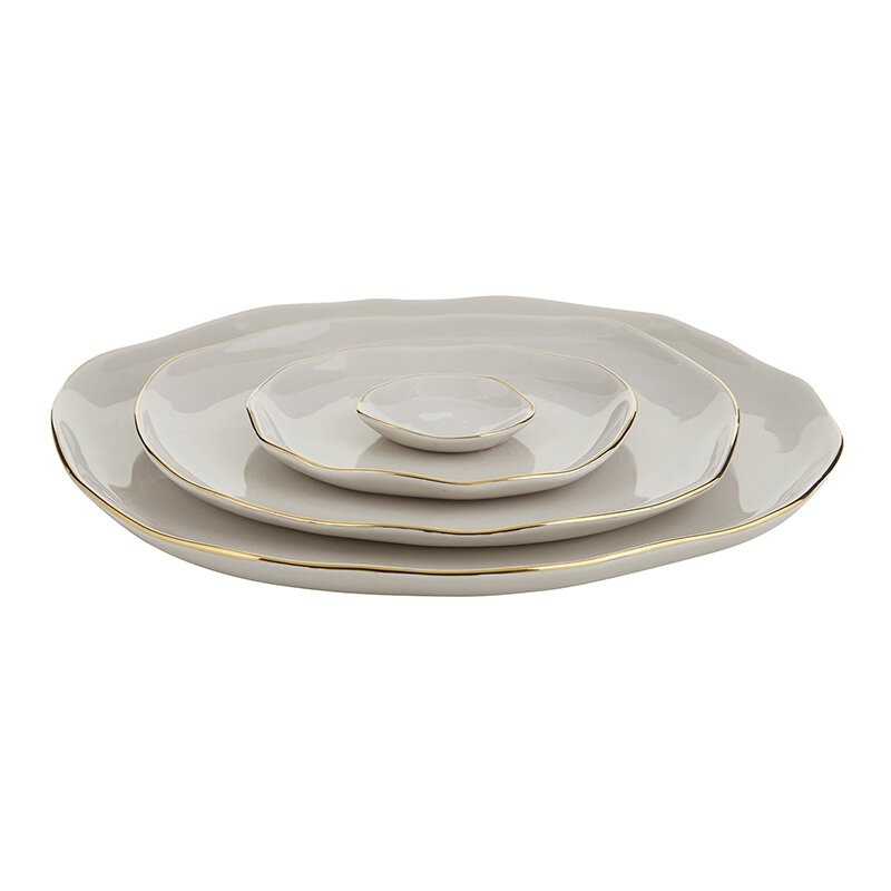 Ceramic Tray - Medium - Grey
