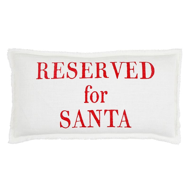 Face To Face Lumbar Pillow - Reserved For Santa