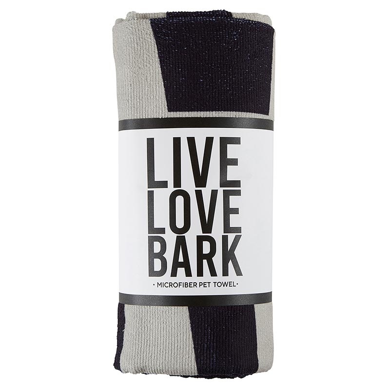 Microfiber Pet Towel - Live Love Bark