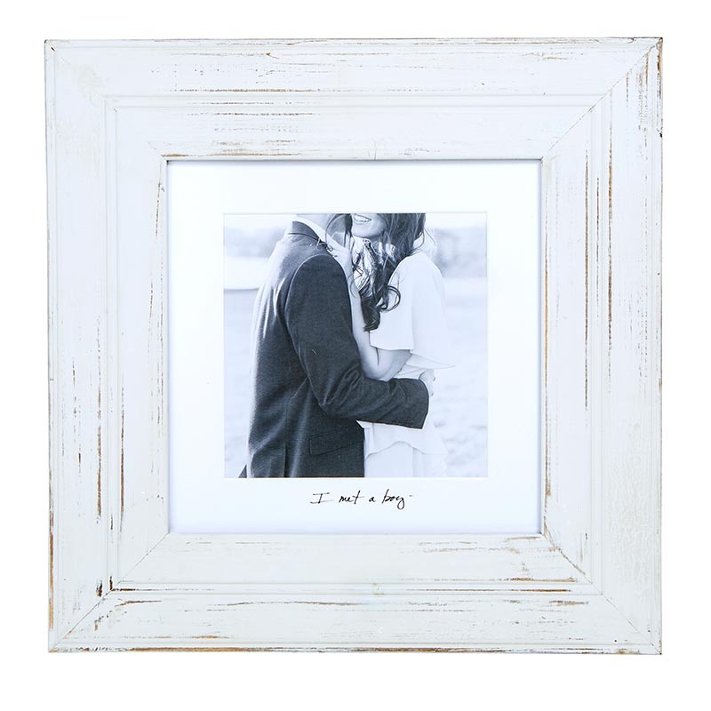 Face To Face Photo Frame - I Met A Boy