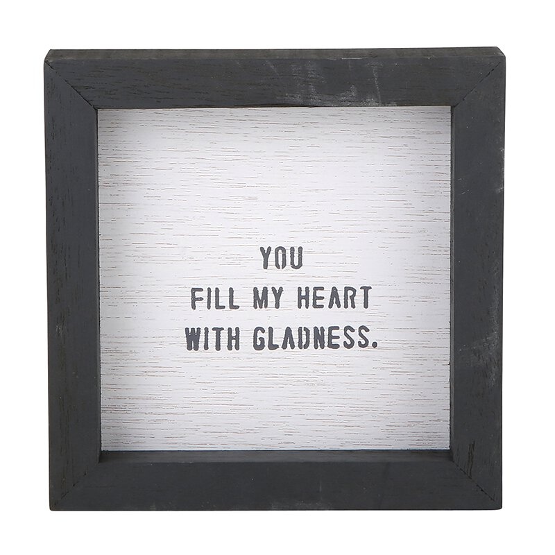 Face To Face Petite Word Board - You Fill My Heart