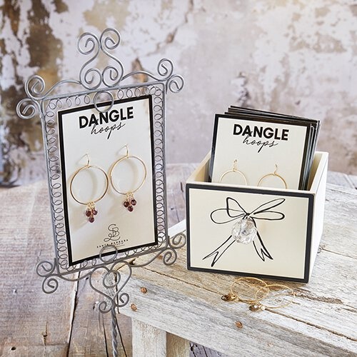 Dangle Hoops - Filled Display