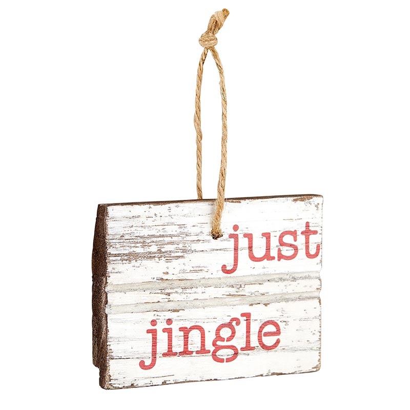 Face To Face Wood Ornament - Just Jingle