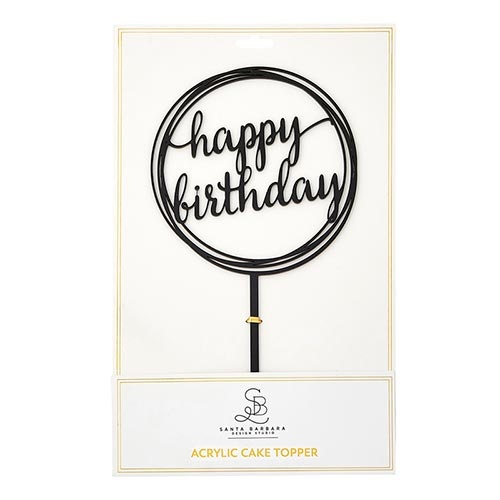 Acrylic Cake Topper - Happy Birthday