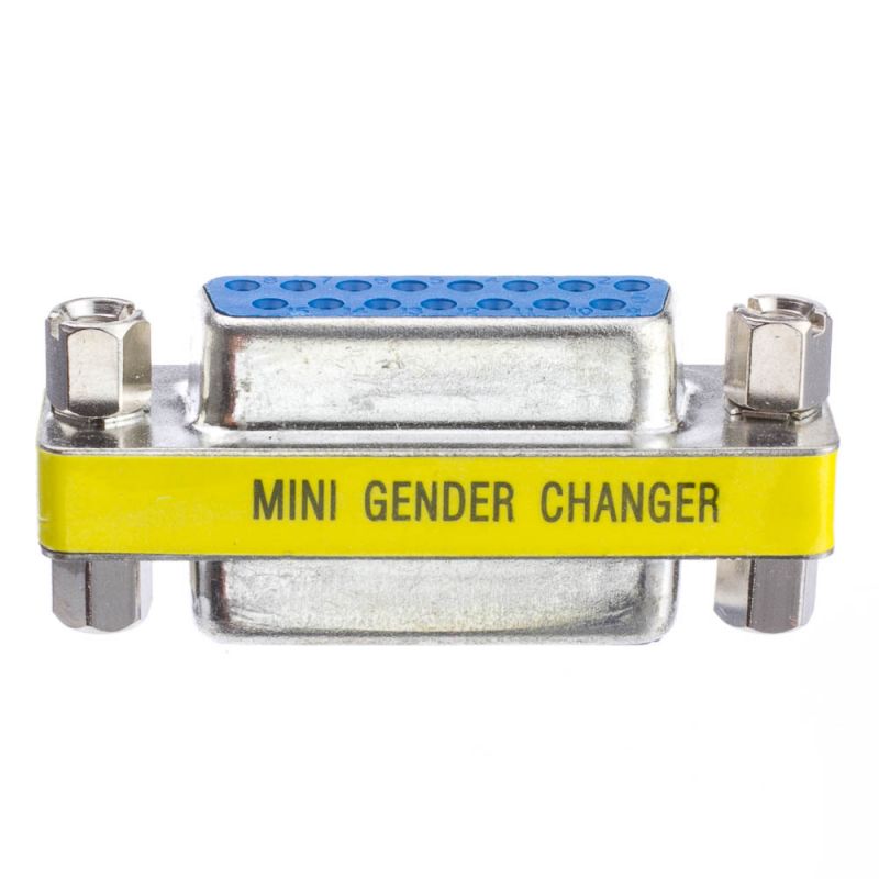 Apple/Mac, Mini Gender Changer, Db15 Female To Db15 Female