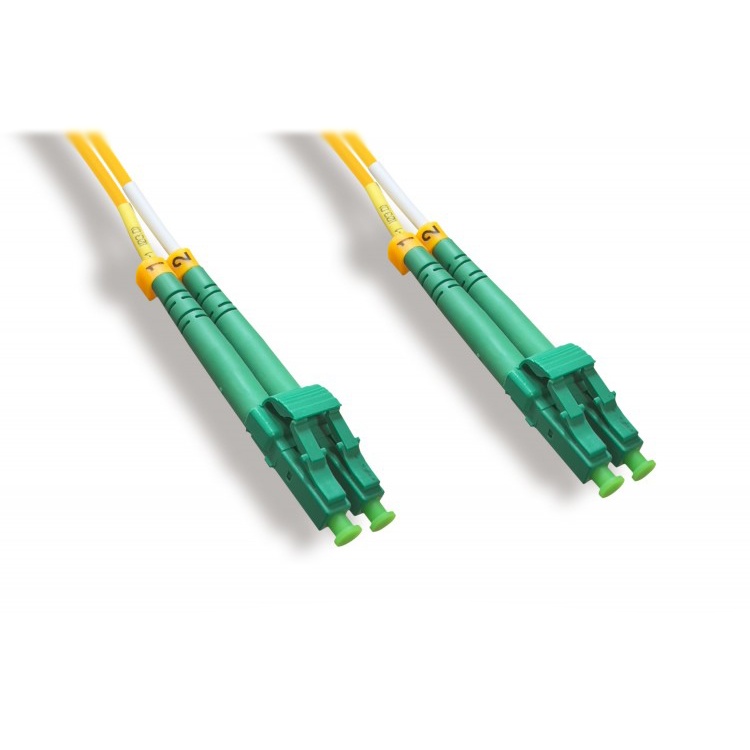 Lc/Apc To Lc/Apc Os2 Duplex Fiber Optic Patch Cable, 9/125